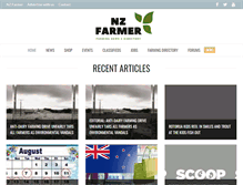 Tablet Screenshot of nzfarmer.com